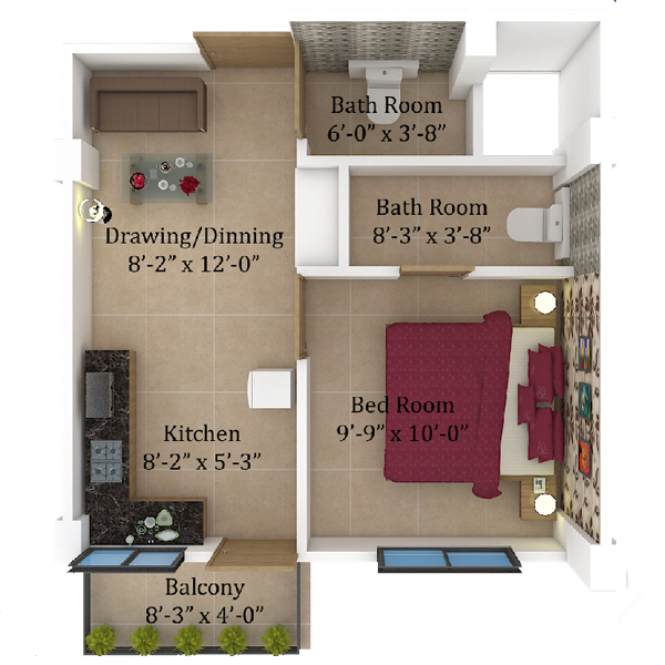 1 BHK